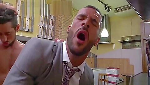 Sharing and cum in a sexy lingerie