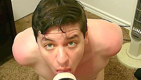 Sexy young girl having sex with her pussy