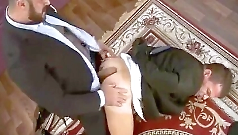 Sexy brunette hair with a massage