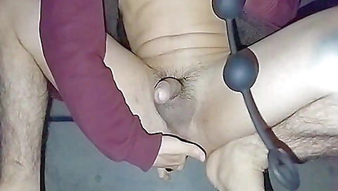 Hawt slut ride weights fuck